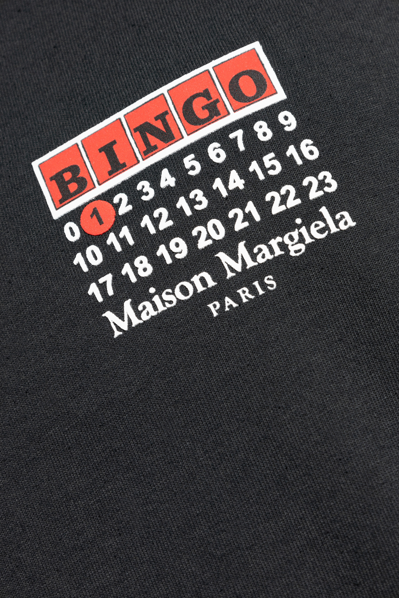 Czarny T-shirt z długimi rękawami Maison Margiela - Vitkac